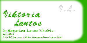 viktoria lantos business card