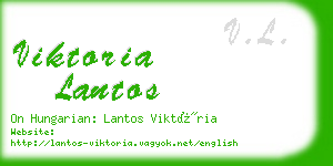 viktoria lantos business card